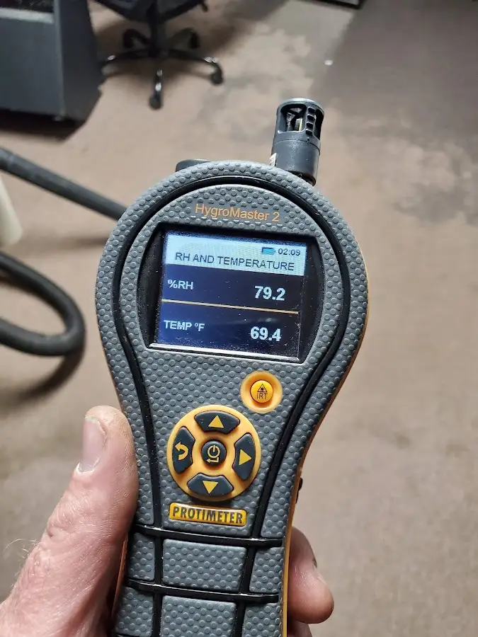 Moisture meter humidity assessment for Fire & Smoke Damage Restoration in Garfield